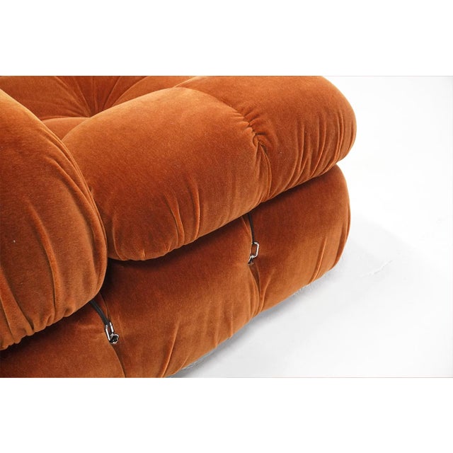 Camaleonda Sofa in Mohair Fabric by Mario Bellini for C&B Italia, 1970s, Set of 4 For Sale - Image 11 of 14