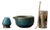 Contemporary Colorful Ceramic Matcha Set - Blue For Sale