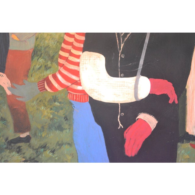 "Untitled" by Jeffrey Vincent, Acrylic and Collage on Canvas For Sale In Richmond - Image 6 of 8