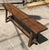 Rustic Oak Farmhouse Bench, 1950s For Sale - Image 6 of 18