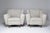 Pair of 1950s Italian Armchairs in Linen and Velvet, Attributed to Gio Ponti For Sale - Image 11 of 12