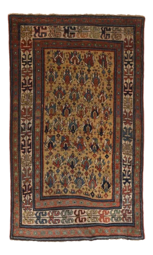 Antique Caucasian Rug 3'8'' X 5'10''