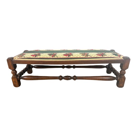 Victorian English Fireside Bench in Oak, England, 1890 For Sale