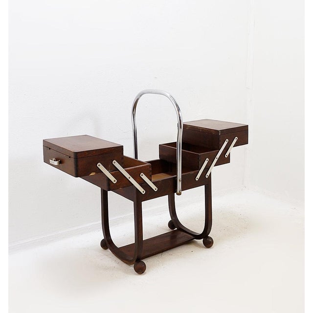 Art Deco Sewing Box from Trock, 1930s For Sale - Image 13 of 13