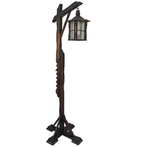 Mission Style Arts & Crafts Wooden Floor Lamp
