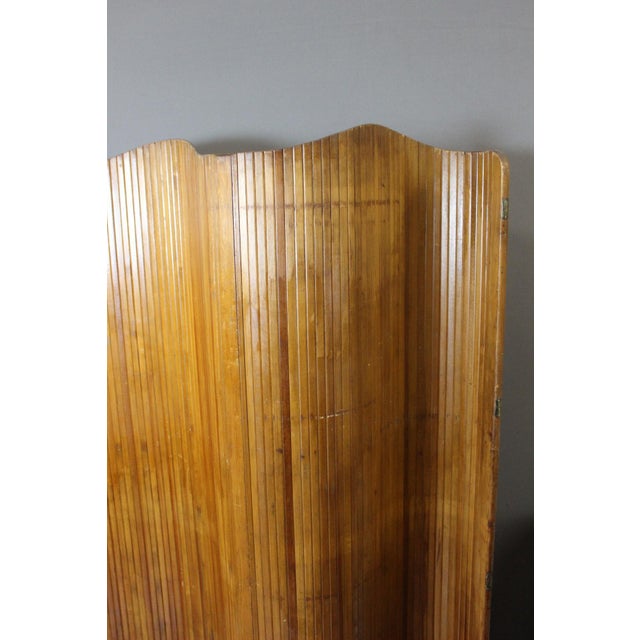 Wooden Slatted Screen from Baumann, 1950s For Sale - Image 9 of 13
