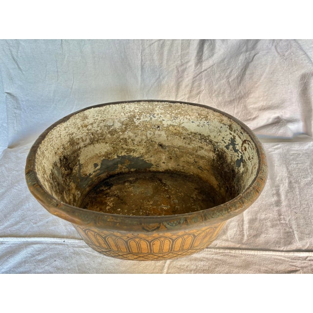 19th Century English Tole Planter For Sale - Image 4 of 11