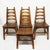 Vintage Arts and Crafts Style Dining Chairs from Webber, 1950s, Set of 4 For Sale - Image 13 of 15