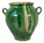 French 19th Century Green and Yellow Splash-Glaze Confit Pot For Sale