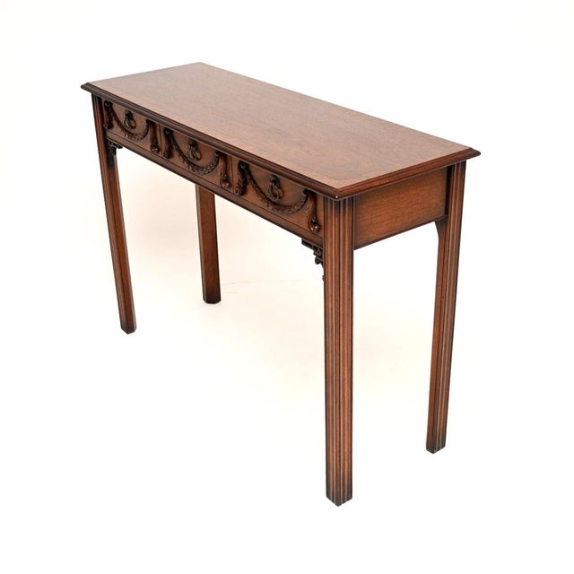 Vintage Georgian Console Table, 1930 For Sale - Image 3 of 11