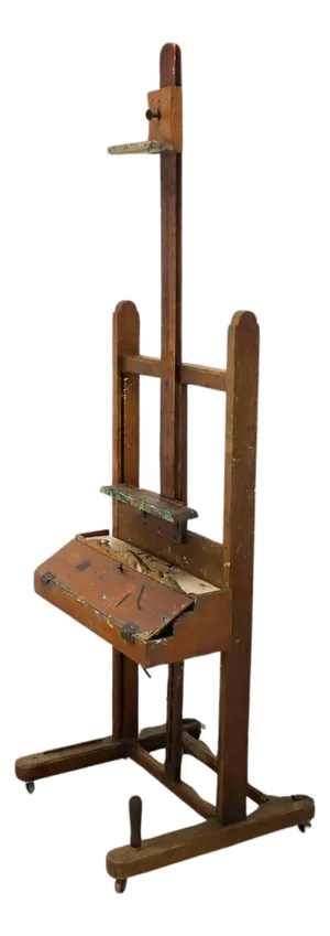 English Adjustable Wood Artist Easel