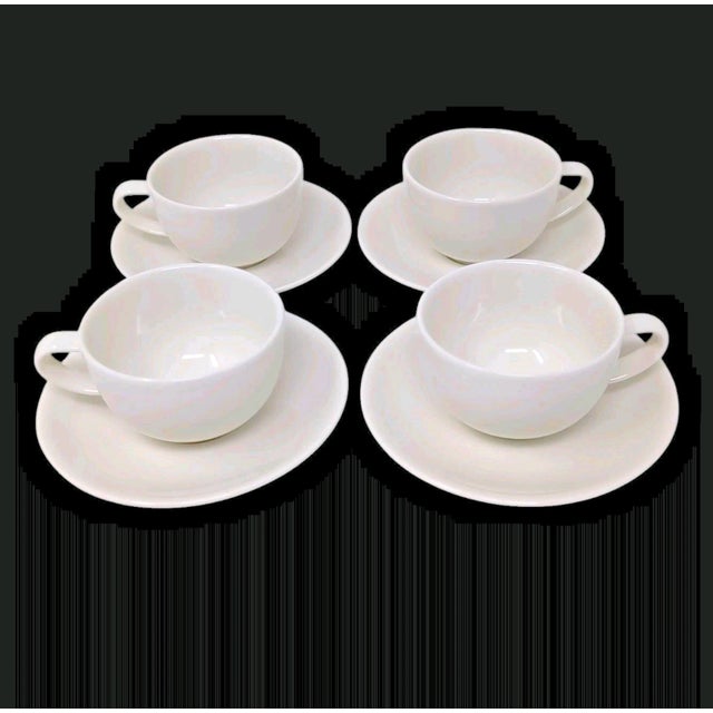 Arabia Finland 24h Cups Saucers Demitasse Espresso Turkish Coffee Scandi Set of 4 - 8 pcs For Sale In San Diego - Image 6 of 11