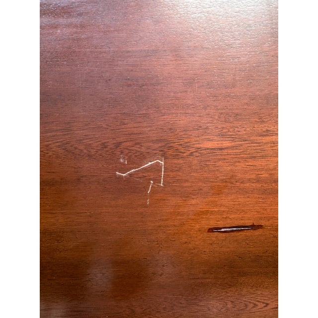 Wood 1990s Ralph Lauren French Empire Carved Mahogany King Size Bed Frame For Sale - Image 7 of 9