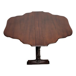 Antique English Mahogany Sutherland Drop-Leaf Table, Late 19th C. For Sale