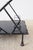 Modern Italian Black Faux-Bamboo Rolling Bar Cart For Sale - Image 11 of 13