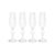 Rialto Twisted Optic Champagne Glasses, Set of 4 For Sale In Los Angeles - Image 6 of 6