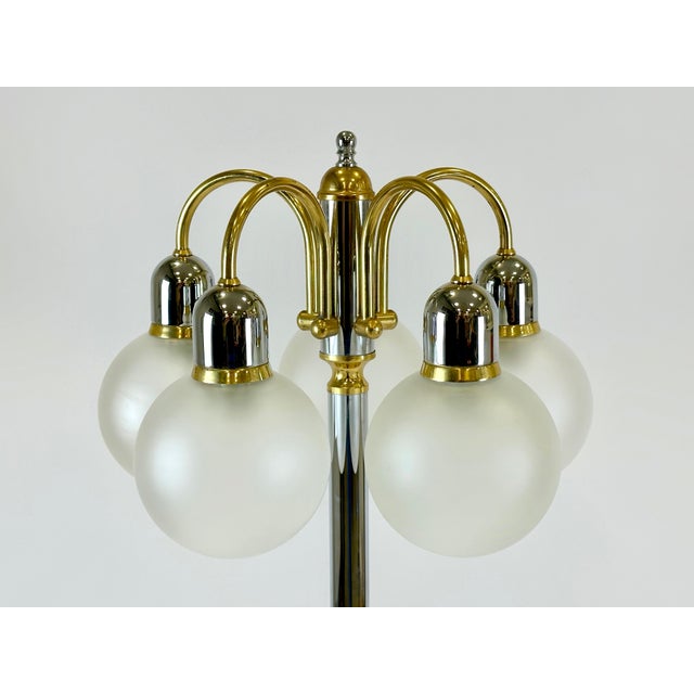 1980s Model Dome Lamp Floor Lamp from Wortmann & Filz, 1980s For Sale - Image 5 of 10
