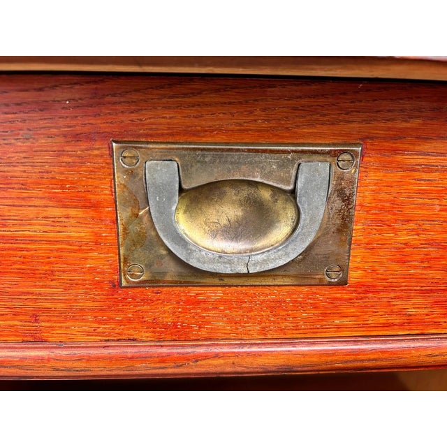 Art Nouveau Cabinet with Shelf with Distinctive Floral Carvings, 1890s For Sale - Image 4 of 11