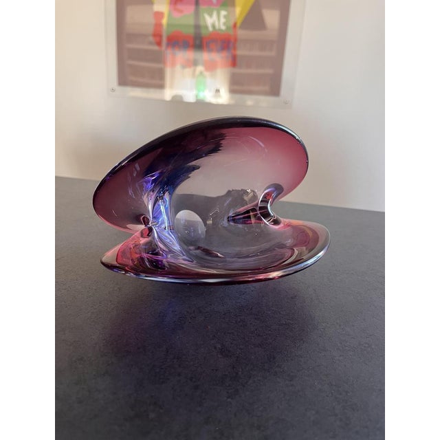 Purple and Blue Murano Glass Confetti Bowl or Ashtray, 1950s For Sale - Image 3 of 13