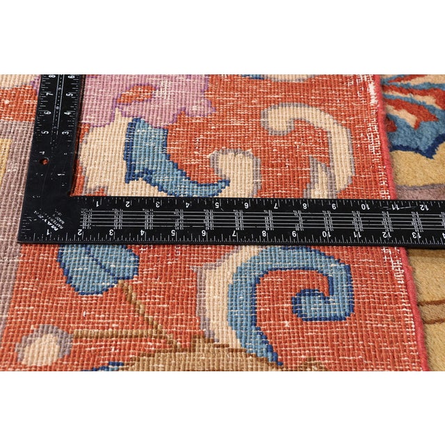 Textile Vintage Chinese Khotan Rug, 08'10 X 24'01 For Sale - Image 7 of 10