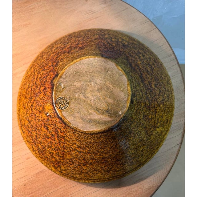 Mid-Century Modern Large Vintage French Ceramic Piece from Accolay, 1950 For Sale - Image 3 of 5
