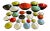 Herbert Krenchel Krenit Enamel Steel Bowl Collection - 27 Piece Set For Sale