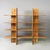 Italian bookcase in wood of different shades by Pools Shop, 1980s Bookcase with four rectangular shelves, entirely in wood...