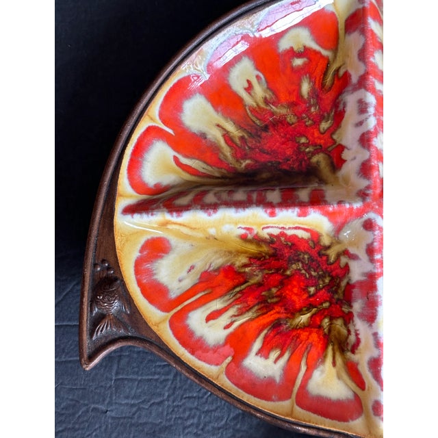 Mid Century California Pottery Decorative Fish Serving Dish For Sale In New York - Image 6 of 12