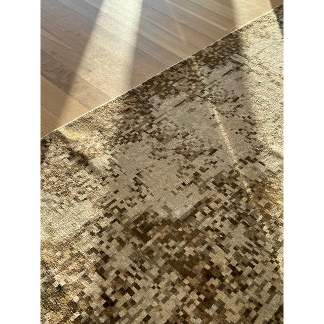 Element Abstract Modern Wool Rug by Doris Leslie Blau For Sale - Image 4 of 6