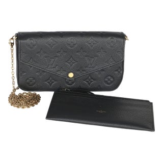 Black Monogram Empreinte Felicie Pochette For Sale