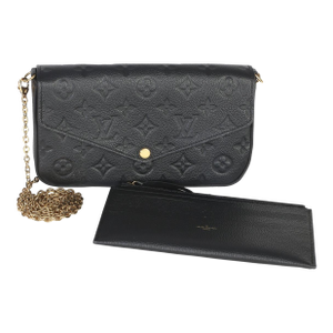 Black Monogram Empreinte Felicie Pochette