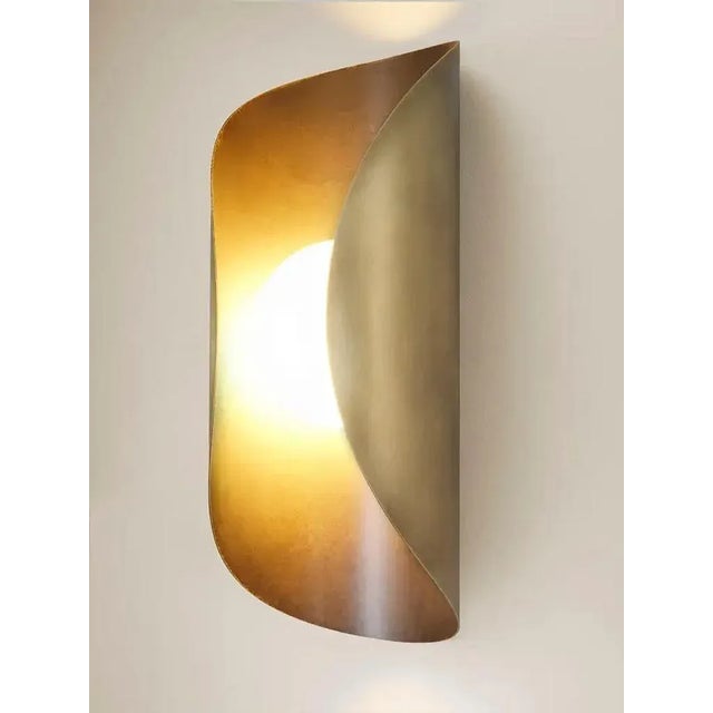 Metal Perla Wall Sconce by Blueprint Lighting For Sale - Image 7 of 7