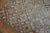 1890s Gray Star Medallion Folk Art Trellis-Lattice Antique American Hooked Rug For Sale - Image 10 of 15