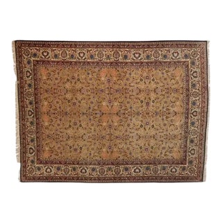 1940s Vintage Persian Kashan Rug For Sale