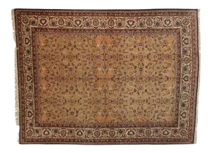 1940s Vintage Persian Kashan Rug