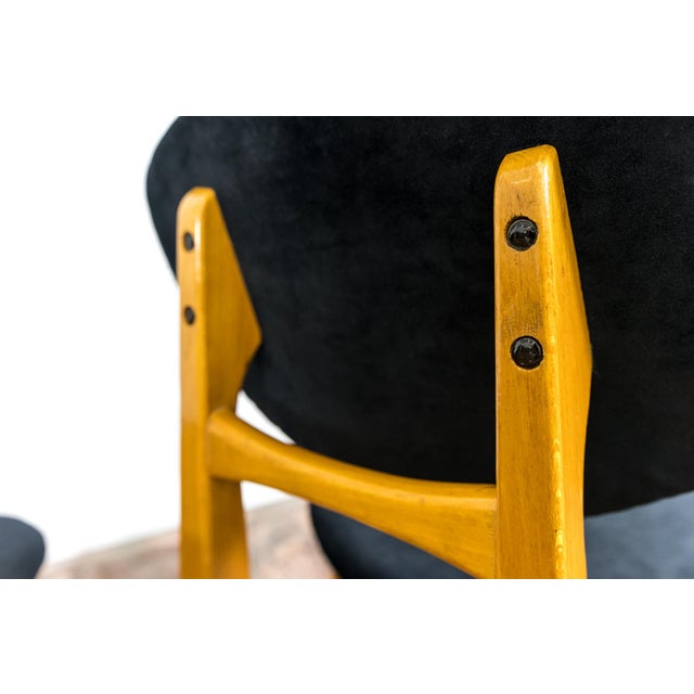 Vintage GFM 22 Chairs by J. Kędziorek, Poland, 1960s, Set of 3 For Sale - Image 9 of 14