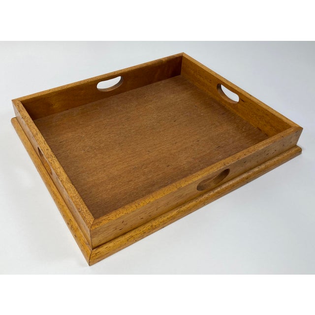 Vintage Large Ralph Lauren Handled Wood Tray For Sale In Kansas City - Image 6 of 11