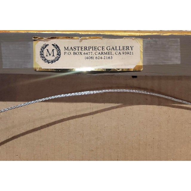 Paint Hanson Puthuff -Study of the Santa Monica Mountain in Malibu-Oil Panting For Sale - Image 7 of 8