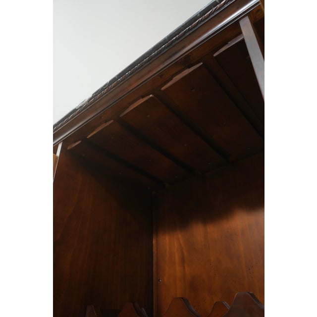 Marble Top Free-Standing Bar With Wine Rack For Sale - Image 9 of 18