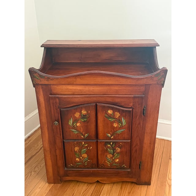 Primitive Pine Dry Sink Cabinet, Circa Mid 1900s For Sale - Image 16 of 16