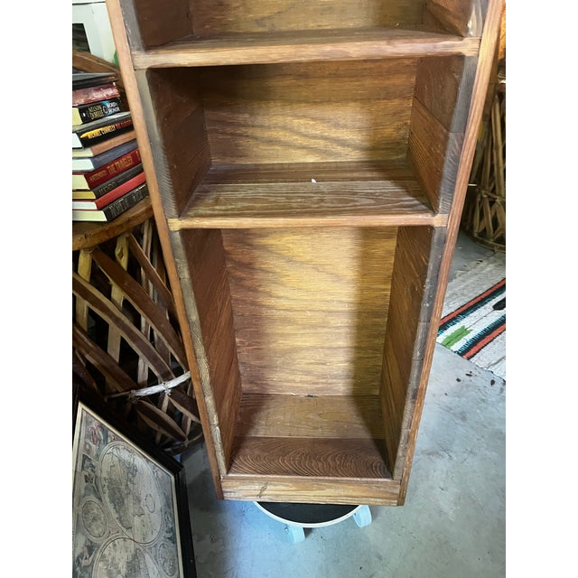 Vintage Country Core Wooden Small Shelf For Sale - Image 10 of 12