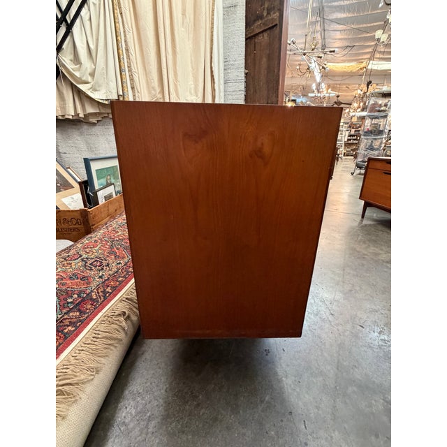 Mid-Century Modern "Jutland" Teak 12-Drawer Lowboy Dresser For Sale In Atlanta - Image 6 of 9