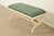 Baker Furniture Style Neoclassical Cream Lacquered Curule Window Bench For Sale - Image 11 of 11