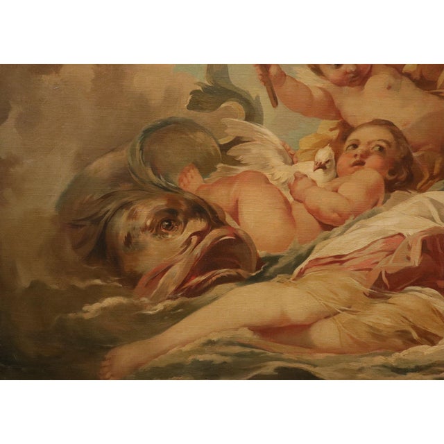 Cerchia Di Francois Boucher, the Birth of Venus Boucher, 1770, Oil on Canvas For Sale - Image 11 of 14