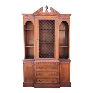 Beacon Hill Collection Neo-Classical Style Fruitwood Cabinet by Kaplan Furniture For Sale