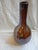 Vintage Murano Amber Crackle Glass Bottle Vase - 16" For Sale In Tampa - Image 6 of 8