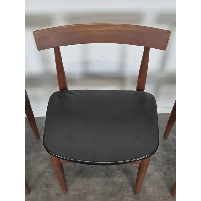 Vintage Teak Table and Chairs by Hans Olsen for Frem Rojle, 1960s, Set of 4 For Sale - Image 10 of 13