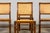 1940s French Provincial Walnut & Cane Dining Chairs, Set of 6 For Sale - Image 4 of 18