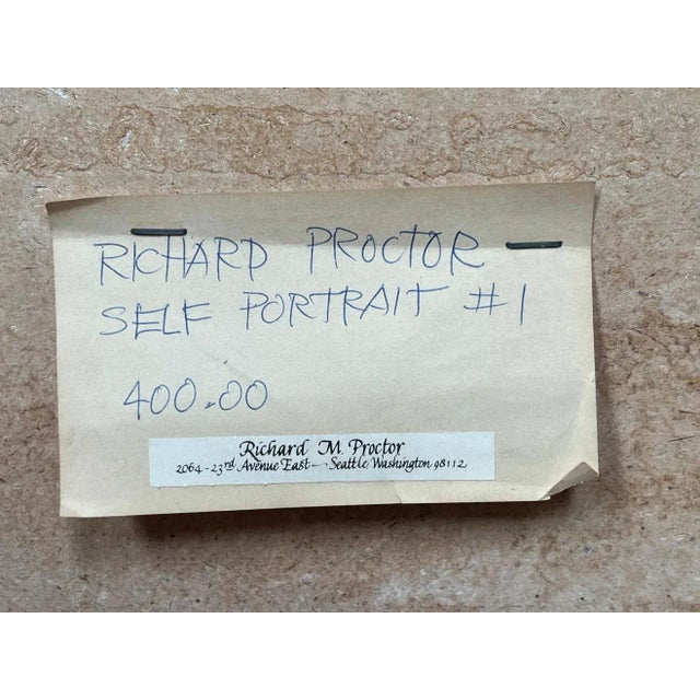 Red and Green Woven Self Portrait by Richard Proctor #3 For Sale In Los Angeles - Image 6 of 11