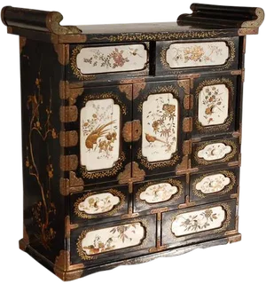 19th C. Japanese Lacquered Cabinet